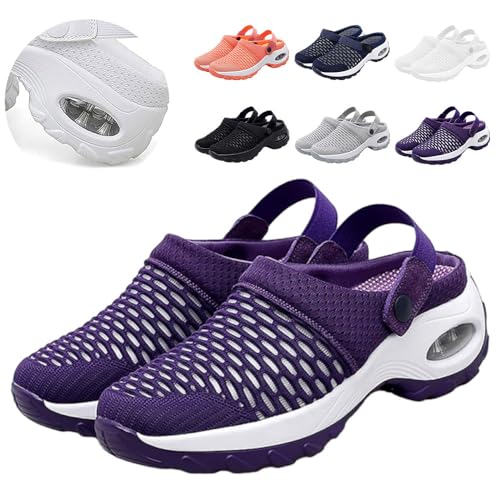 Zuecos ortopédicos para mujer con soporte de cojín de aire para reducir la presión en la espalda y las rodillas Zuecos ortopédicos para mujeres Sandalias casuales para mujeres Sandalias de ocio