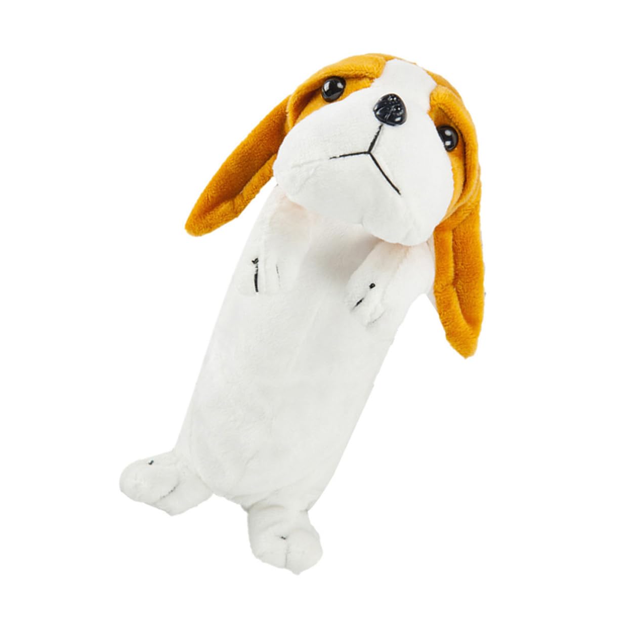 Ciieeo 3pezzi Astuccio Portapenne Peluche Forma Di Cane Adorabile Astuccio Per Cancelleria e Cosmetici Design Compatto e Portatile Ampio Spazio Di Stoccaggio Con Cerniera Per Studenti e