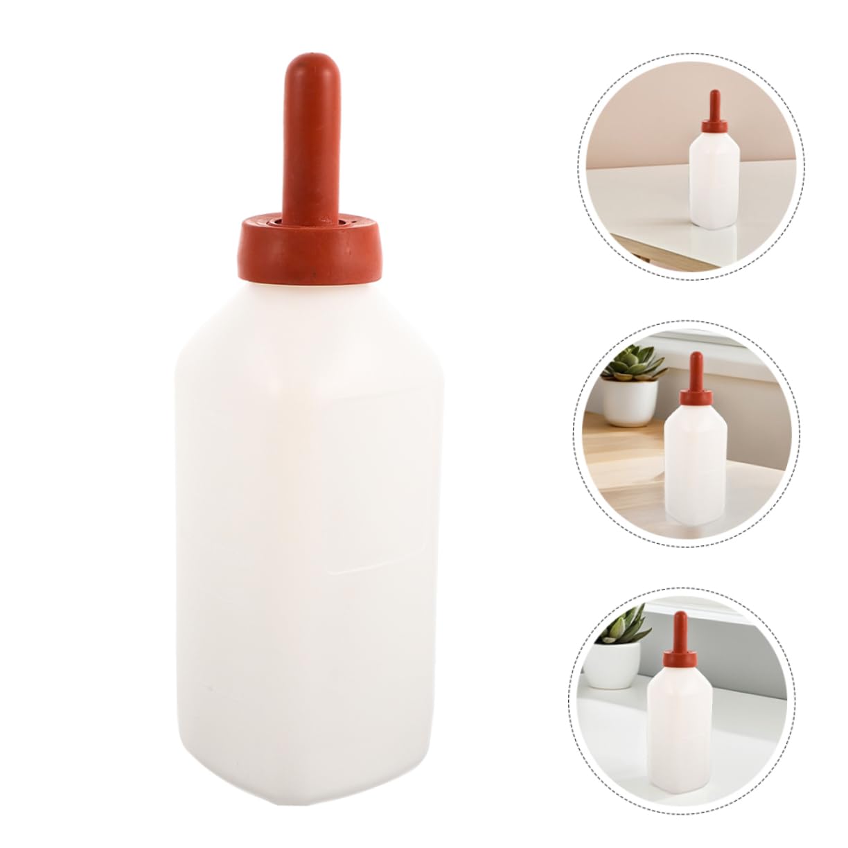 TOYANDONA 2piezas Biberón Vertical De Recipiente Para Leche Comedero Para Terneros Biberón Para Corderos Herramienta Para Alimentación De Animales Para Granjas y Establos