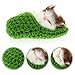 Ciieeo in Slippers Cats Doll Toy Mini Kitten in Shoe with Meows Sounds Sleeping Kitten Toy Decors for Home Table Car Decor Kids (Green)