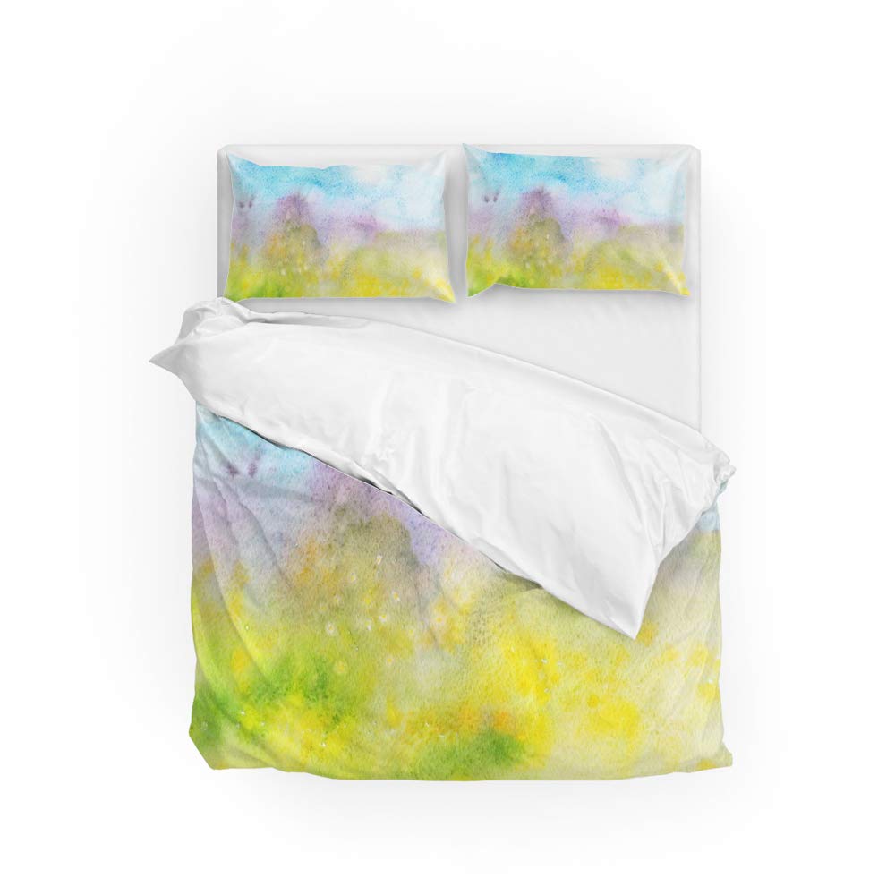 Housse de couette ultra doux polyester pour éliminer les plis et les parures de lit rêches