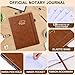 Notary Journal Log Book - Hardcover Notary Public Record Book with 236 Entries, 120 Numbered Pages with Tamper-Resistant Stitching - Durable Notary Supplies for Notarial Acts 9.5