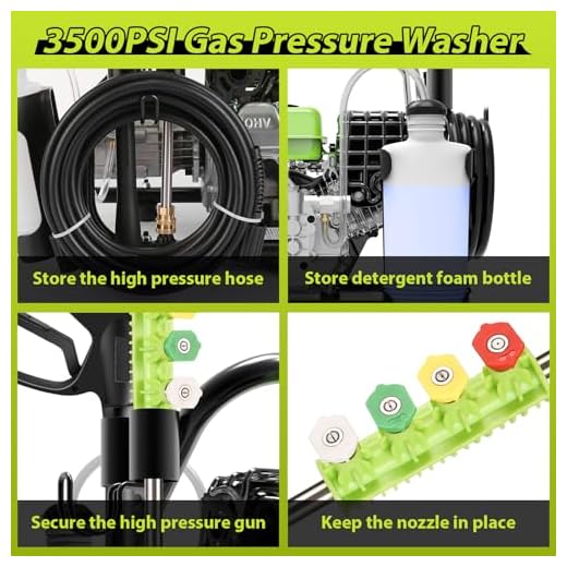 3500PSI Gas Powered Pressure Washer