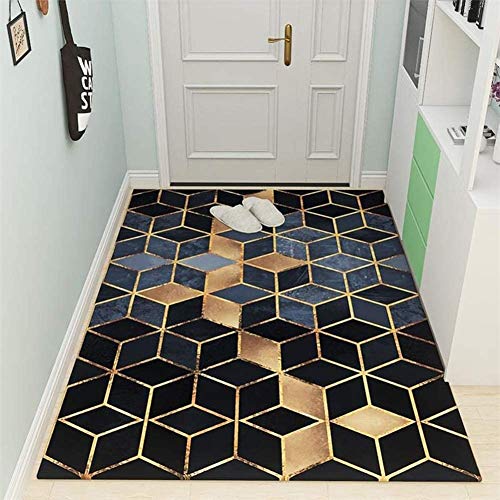 Runner Rug Carpet Runners for gangen Antislip Long geometrische patronen, TQDTX Machine-Made Print Tapijt, Polyester… - Afbeelding 5