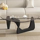 Table basse en verre à usage multiple : la table basse triangulaire en verre peut être utilisée comme table d'appoint de canapé, table basse, table de cocktail et table de réception, etc. La table basse moderne en verre est largement utilisée pour votre bureau, magasin, salon, véranda ou chambre à coucher