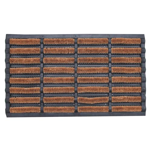 Coco & Coir Door Mats Outdoor | Heavy Duty Weather Resistant Front Doormat (Tough Guy 40 x 60 cm)
