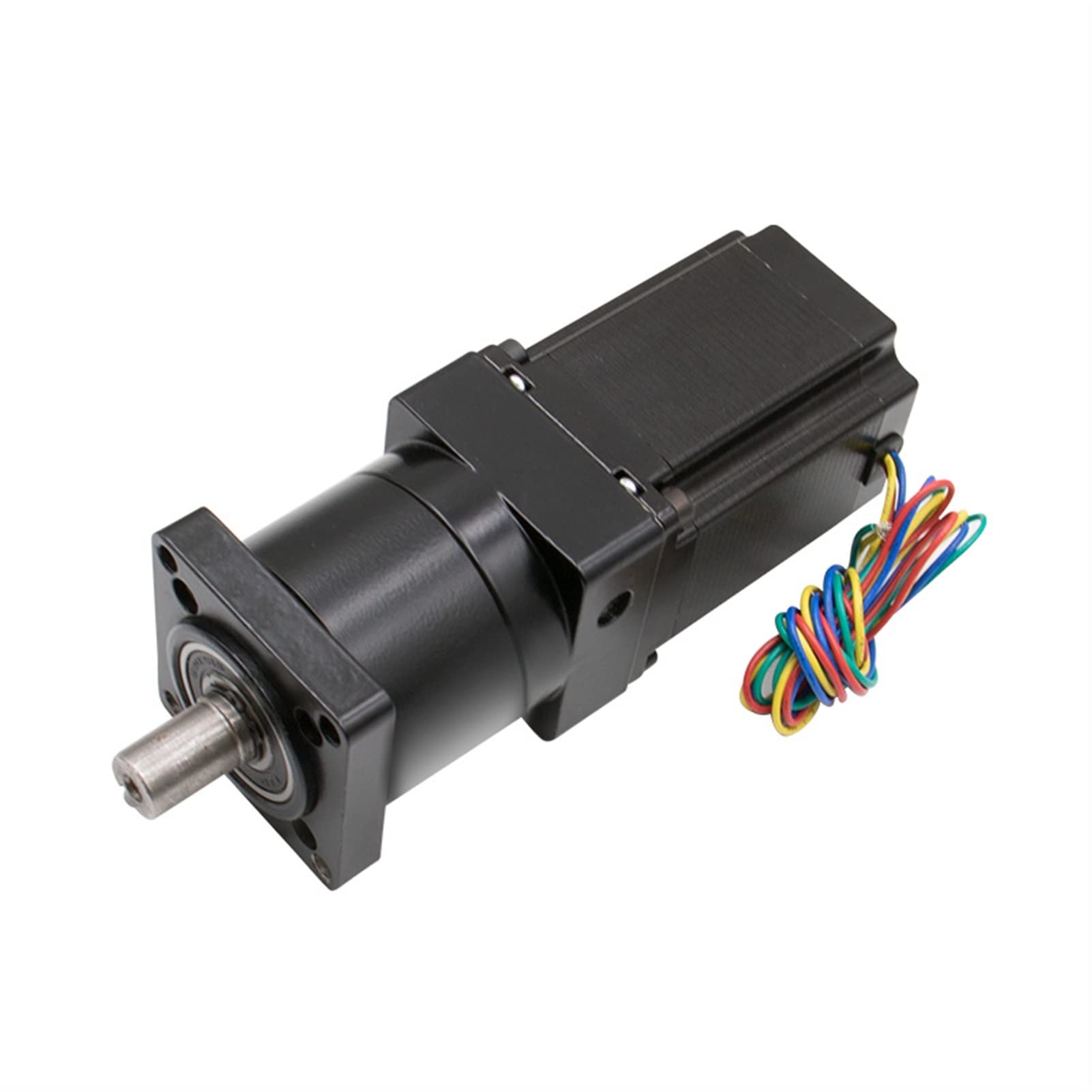 Motor paso a paso, NEMA 23 Motor paso a paso 2.5nm con caja de cambios planetaria 4: 1/6: 1/10: 1 Relación PX57 Reducer Motor Longitud 100mm 3a 4 Cable for Cnc enrutador(Ratio 1 to 6)