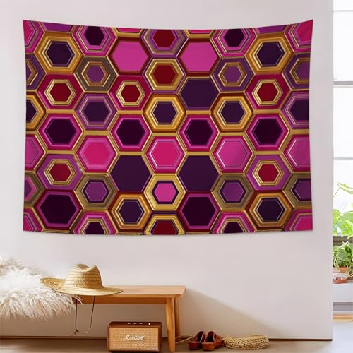 Tapisserie murale rouge pour habiller un grand mur vide salon chambre