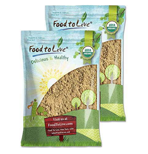 Food To Live Organic Toasted Pumpkin Seeds Protein Powder, 10 Pounds - 60% Protein, Non-Gmo, Pure, Plant Based,Vegan, Kosher, Bulk, Great For Baking, Drinks And Smoothies #TOP17