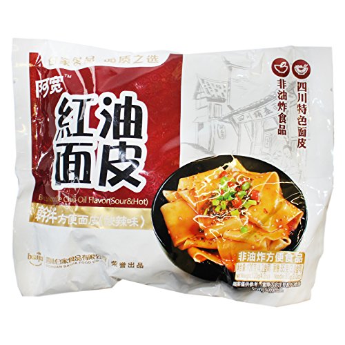 Baijia A-kuan Sichuan Broad Noodle - Sour and Hot Flavour 70g