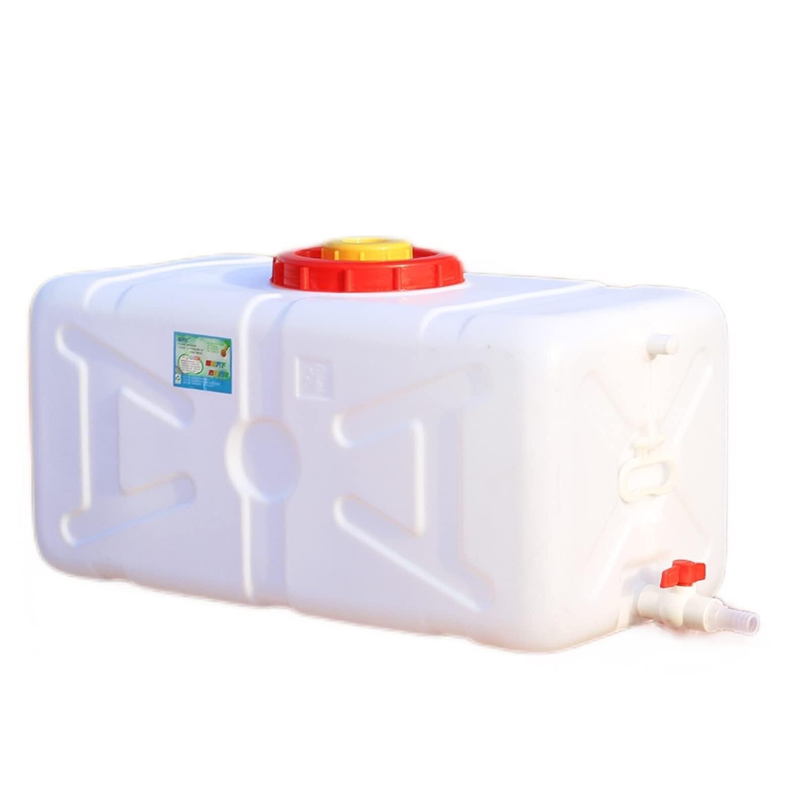 Serbatoio d'Acqua Portatile con Rubinetto, Auto Plastica Spessa, Contenitore Stoccaggio dell'Acqua All'aperto for Gite Campeggio