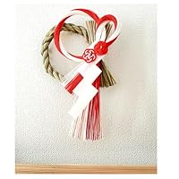 Amazon.co.jp: NEKOMI 正月飾り しめ縄 【凛シリーズ】 (薄白水引