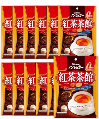 カンロ ノンシュガー キャンディ 紅茶茶館 72g×12袋 キャンディ シュガーフリー GOSオリジナル