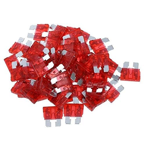 NBR 10 Amp 32V Automotive Red ATC/ATO Fuses Blade for Bike, Car, Truck, SUV, Boat Marine RV - 10pcs-image-45