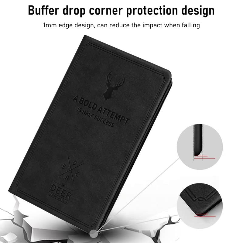 Image of Robustrion Cover for iPad 11th Generation (A16) / 10th Generation Cover Case (2025 /2022), Deer Pattern Flip Case Cover for iPad 11th Gen 11 inch / 10th 10.9 inch [Auto Sleep Wake] - Black