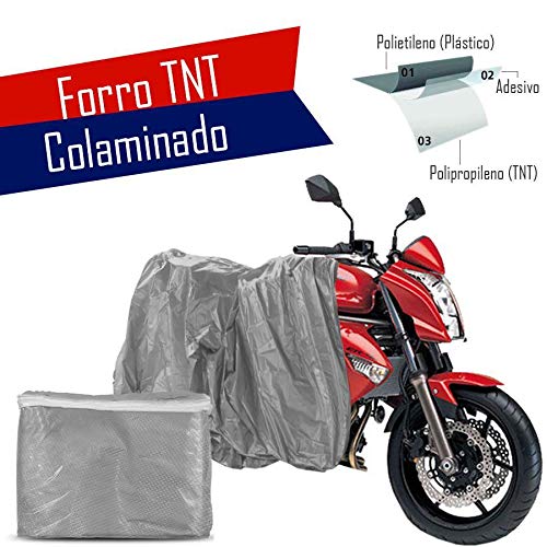 Capa Para Cobrir Motocicleta Moto Impermeável Com Forro Tnt Tamanho M
