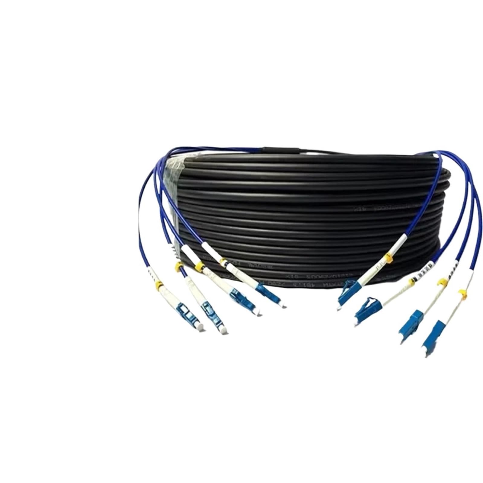 Câble de raccordement à fibre optique 150 m 2/4/6/8/12 fils, monomode multimode, OM2 (6 cœurs SC-SC OM2)