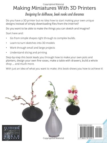 Making Miniatures With 3D Printers: Designing for dollhouse, book nooks and dioramas