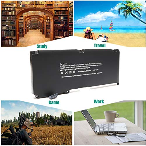 Lqm® New Laptop Battery For Apple A1331 A1342 13.3 Inch Macbook Unibody (For Macbook Late 2009 Mid 2010) Macbook Air Mc234Ll/A Mc233Ll/A, Fit: 661-5391 020-6580-A #TOP6