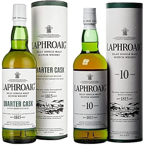 Laphroaig Quarter Cask Scotch Whisky, 2 x 70cl Cover