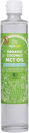 Cocowell Organic Coconut MCT Oil 280g 300ml
