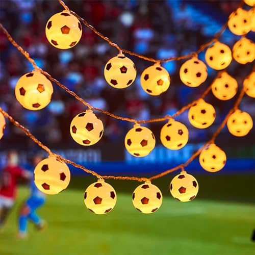 Guirlande lumineuse de football 3m intérieur 20 LED piles