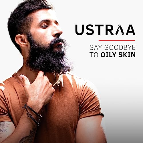 Image of Ustraa De-Tan Face Mask Oily Skin - 125 gm - Wash-off Mask - Pack of 2 | Effectively Removes Tan & Pollutants | with Highest-grade White Charcoal & French Clay | Cleanses & Balances Oil