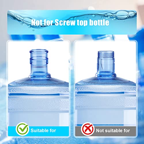 3 & 5 Gallon Water Jug Cap Replacement Non Spill Bottle Caps Anti Splash Peel Pack of 20