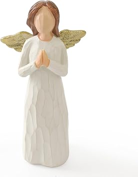 Praying Angel Figurine Christian Baptism Gifts for Girls Women