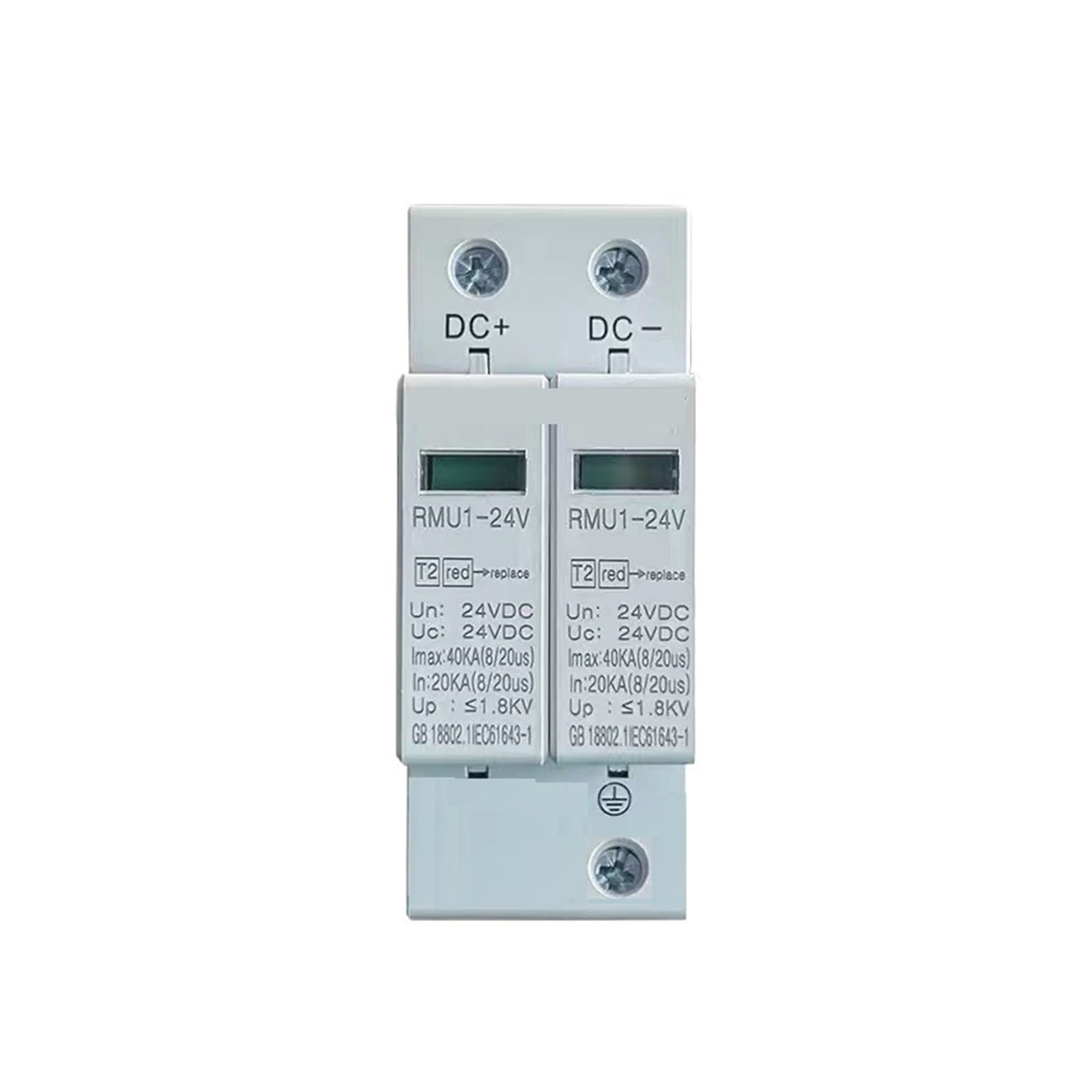 Dispositif de protection 2P 1000V parafoudre DC 110V 220V pour réseau solaire