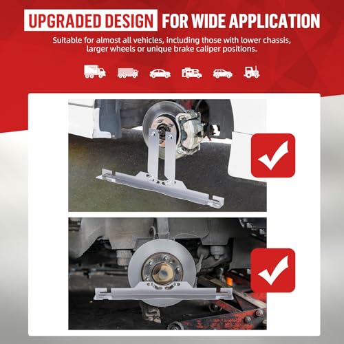Gifeerory 2 Pack Wheel Alignment Tool with Connection Sheet, New Upgrade Toe Alignment Tool Plates, Heavy Duty Toe Alignment Tool Plates with 2 Tape Measures, Wheel Alignment Kit for Most Cars