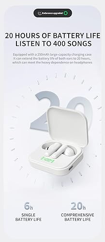 Miniatura 6 de Auriculares inalámbricos, auriculares Bluetooth 5.3, 36 horas de duración de la batería con estuche de carga inalámbrica, auriculares de graves