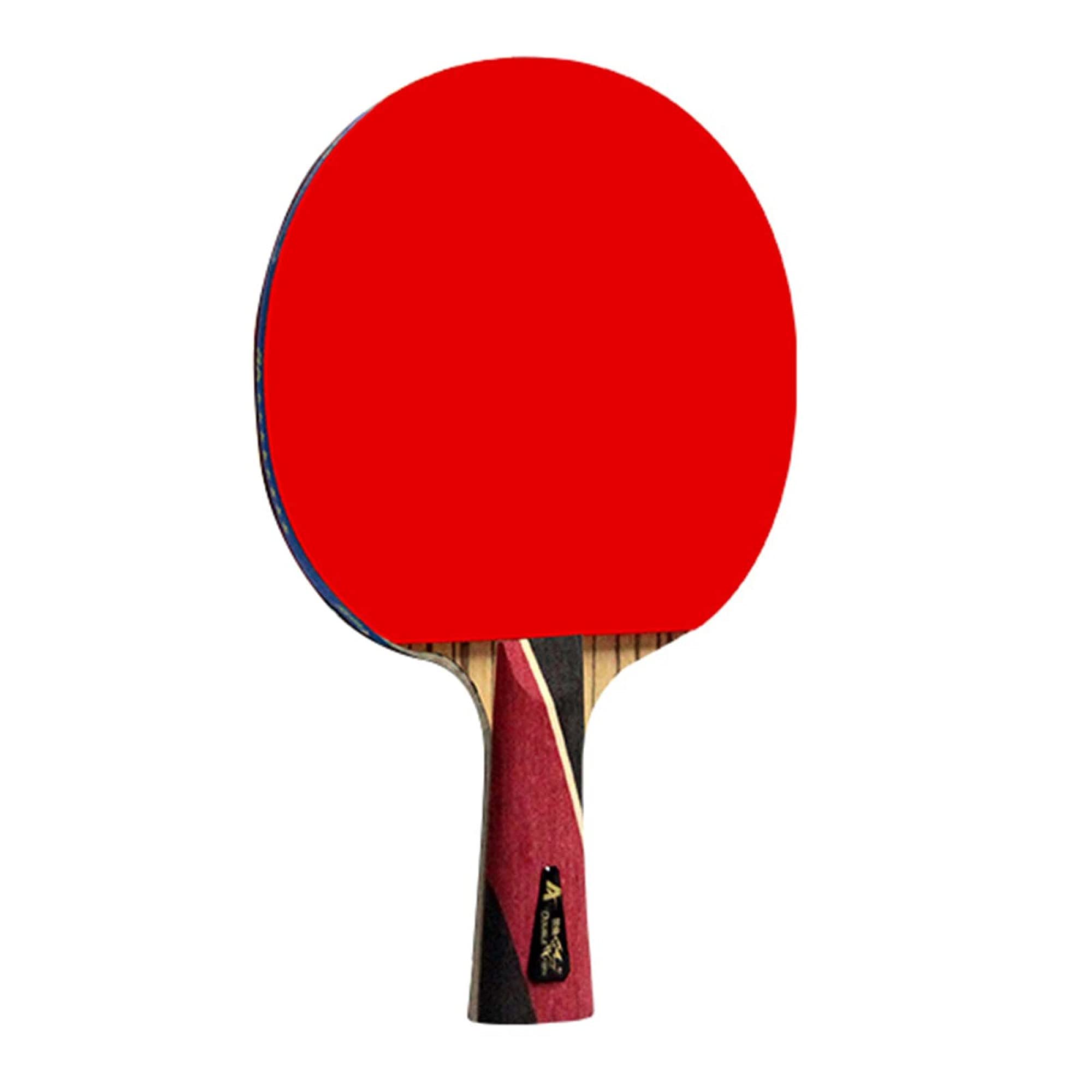 Racchette da Ping Pong, Gomma Premium tornei, c/Tecnologia in Fibra di(Long Handle)