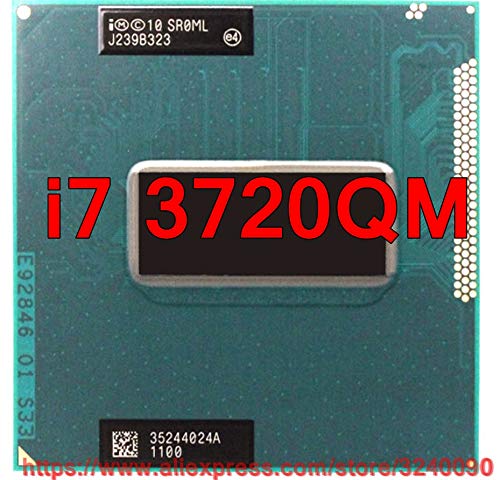 Lysee CPUs - lntel Core i7 3720qm SR0ML CPU (6M Cache/2.6GHz-3.6GHz/Quad-Core) i7-3720qm Laptop proc