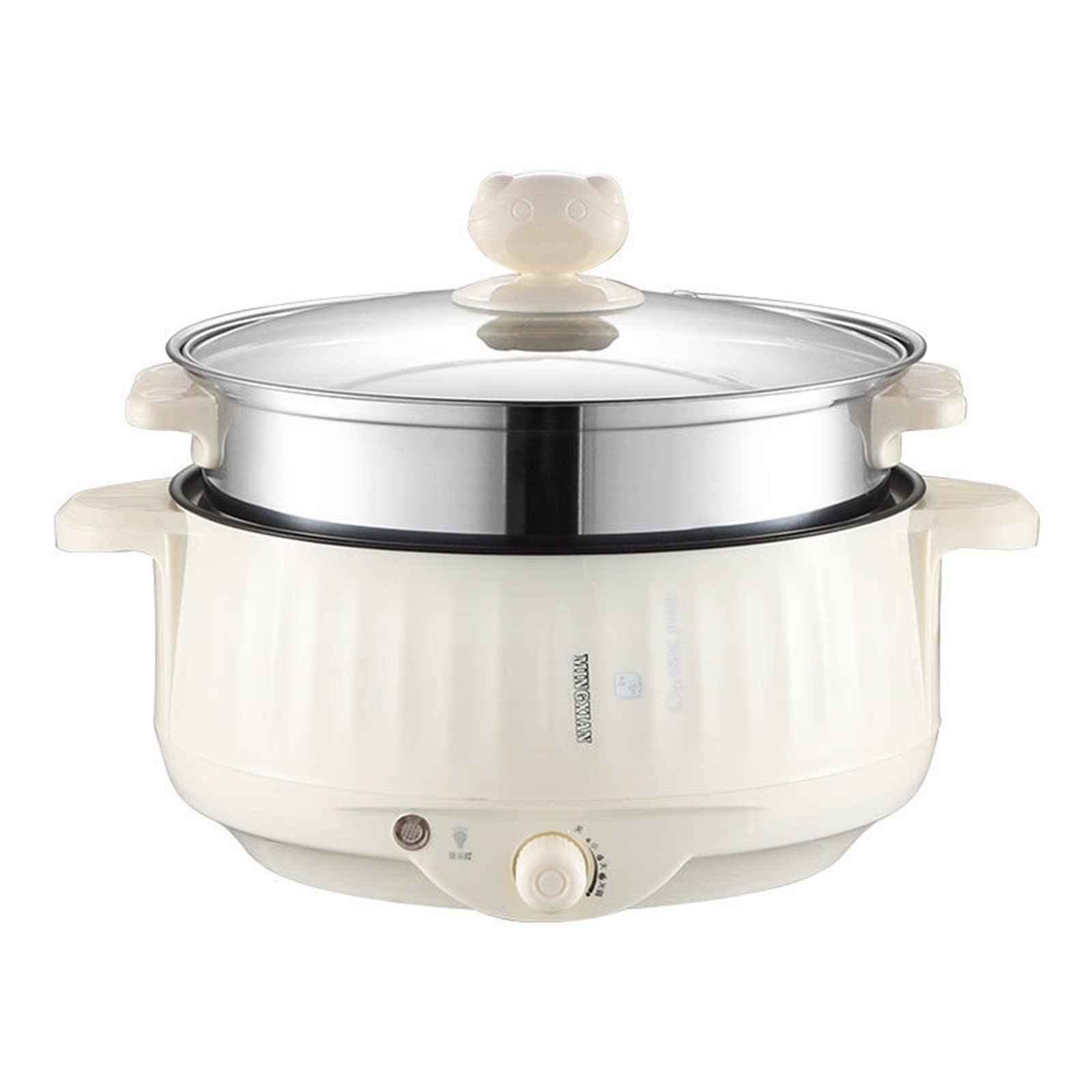 Olla for Sopa Olla eléctrica for el hogar Olla Caliente eléctrica Una Olla for cocinar y freír Olla eléctrica de Gran Capacidad Olla eléctrica Antiadherente Multifuncional for cocinar