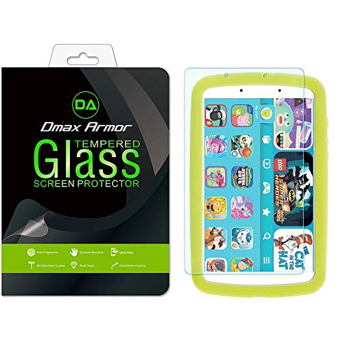 (2 Pack) Dmax Armor for Samsung Galaxy Tab A Kids Edition (2019) 8 inch Screen Protector, (Tempered Glass) 0.3mm 9H Hardness, Anti Scratch, Bubble Free