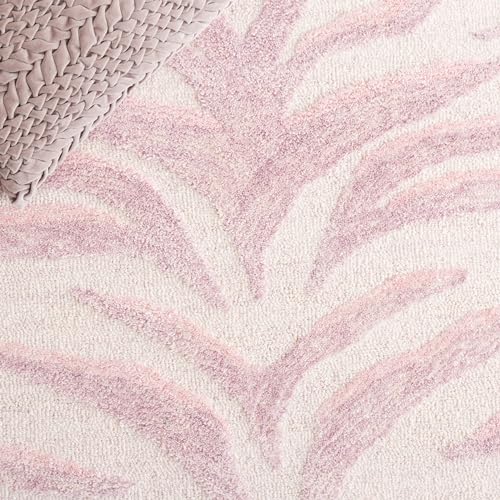 Tapete rectangular Safavieh Ebony Collection 5’ x 8’ rosa miniatura 5