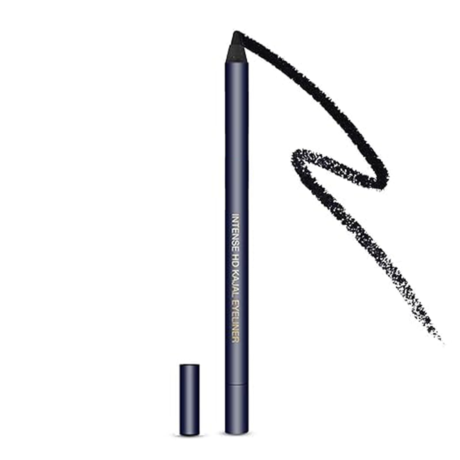 CVB C75 Intense HD Kajal Eyeliner | Bold Black, Waterproof & Smudge-Proof Eye Pencil for Long-Lasting Definition, 1.2g