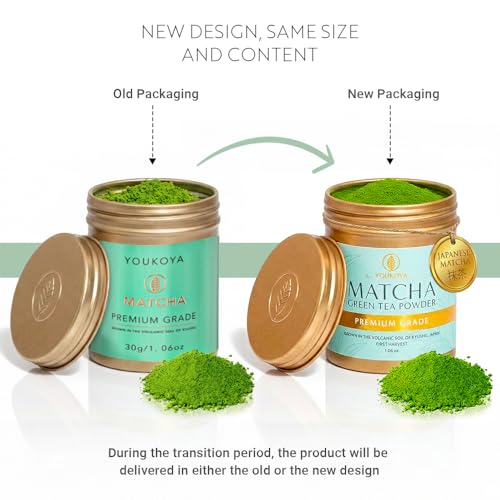 Image of Matcha Tea Powder, Authentic Japanese Unsweetened Matcha, Premium Grade from Kagoshima Volcanic Soil, Green Tea Powder, 1.06oz (30g)