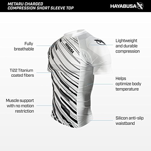Hayabusa Rashguard a Maniche Corte Metaru Charged
