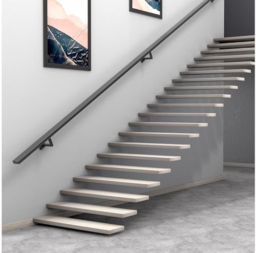 Miniatura 6 de National Hardware N830-524 - Soporte para pasamanos de caña, 1 unidad (paquete de 1), negro mate