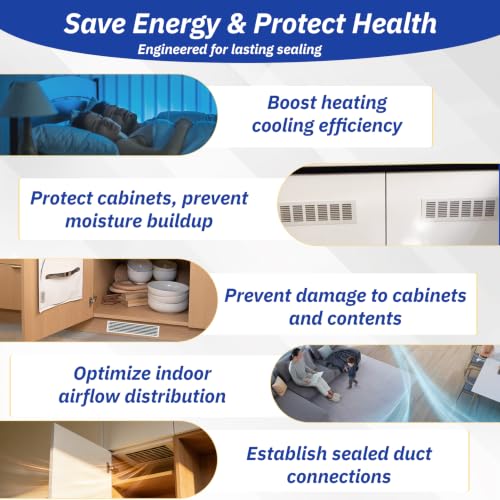 4” Toe Kick Ducting & Vent Cover Kit for Under Cabinet, Energy-Efficient by Drako-Myxx - Used condition - Image 5