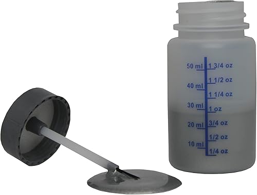 MBI AUTO - 744 - Kit de pintura de retoque metálico plateado brillante de 1 onza con cepillo para Mercedes-Benz