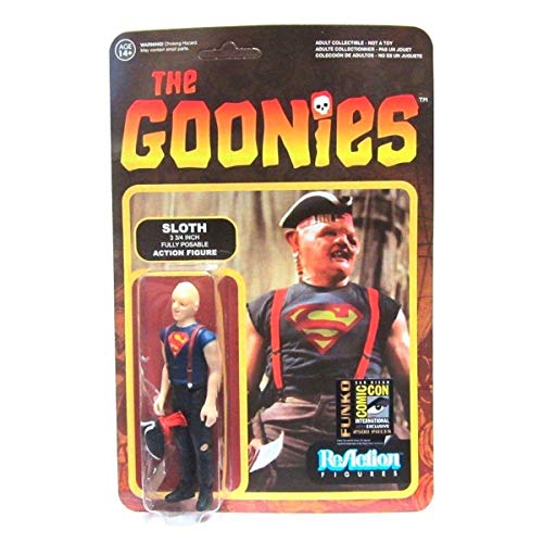 Reaction Figures SDCC 2014 Exclusive The Goonies Sloth in Superman Shirt Variant 3 3/4 Inch Comic-Con
