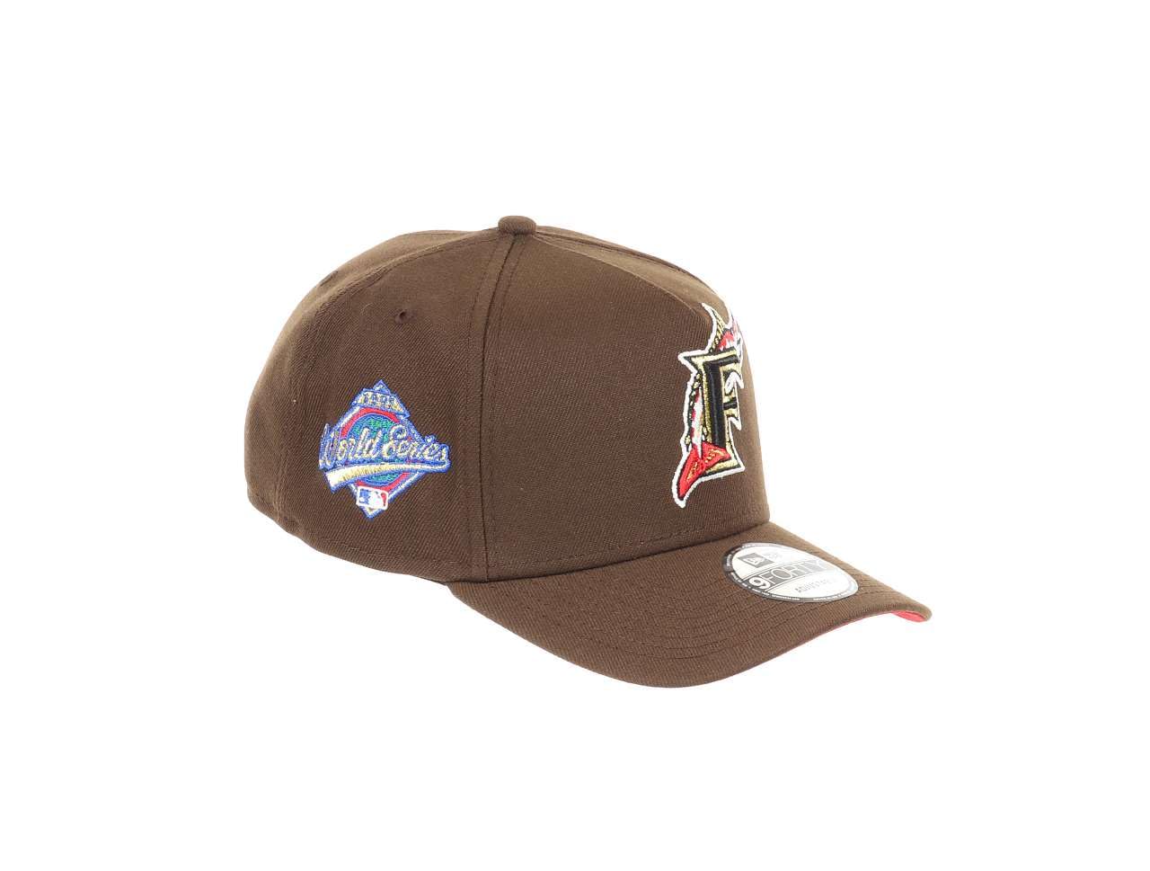 New Era Florida Marlins MLB World Series 1997 Sidepatch Walnut 9Forty A-Frame Snapback Cap โ image 1