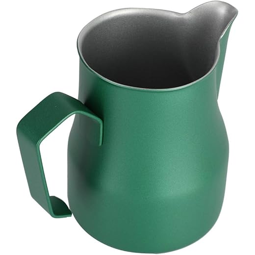 BAZPUR MART Milk Frother Cup 350ml Capacity 304 Stainless S