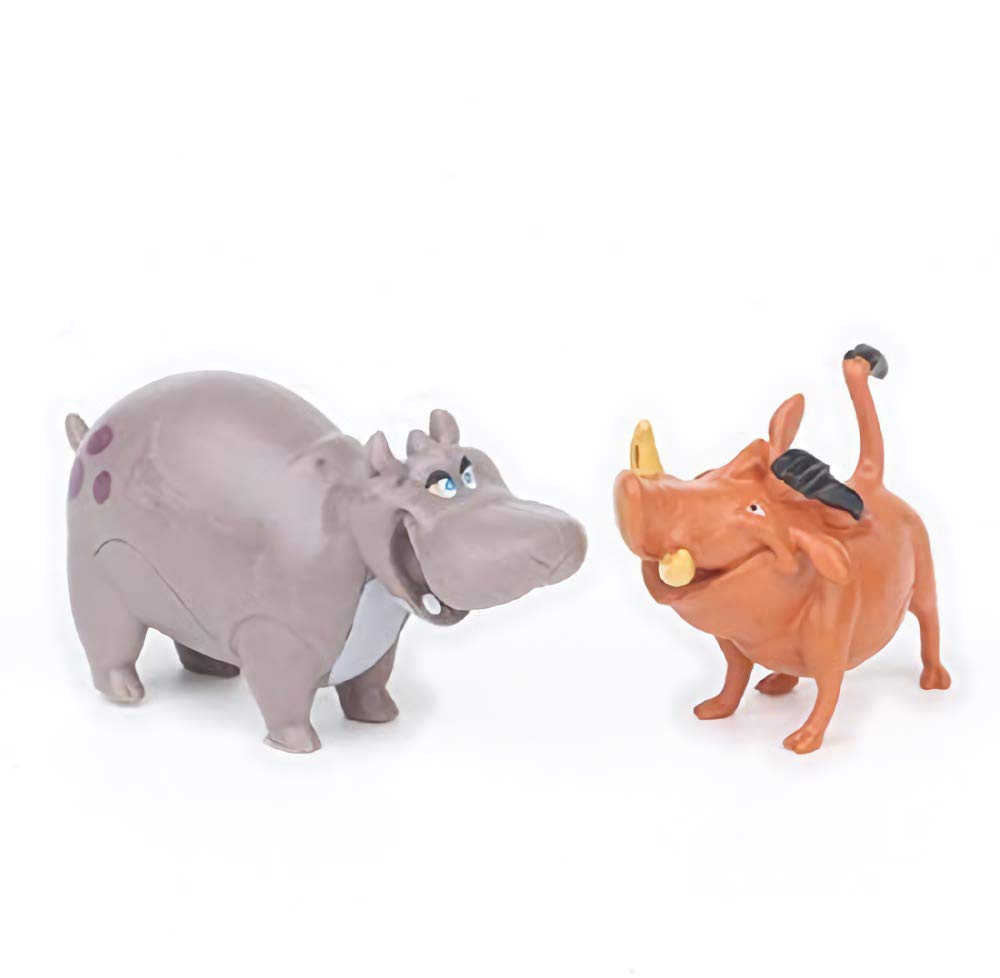 Set 9 Figurine Animali Mufasa E Simba - PVC Morbido, 4,6-7,1 Cm - Per Giochi E Decorazioni