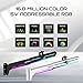 upHere 5V Addressable RGB White Graphics Card GPU Brace Support Video Card Sag Holder,Built-in 5V ARGB Strip,Adjustable Length and Height Support,G276WTARGB