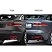 ALAINN ELAMAA Rear Bumper Fog Driving Light Reflector Lamp Compatible With Jaguar F-Pace 2017-2019,W/Bulbs (Right/Passenger Side)