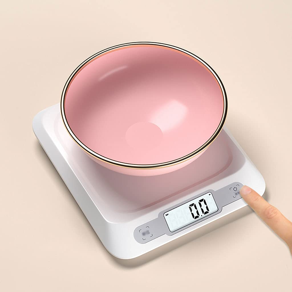 Básculas de Cocina Escala de Cocina, a Escala de Alimentos, Adecuado for cocinar for Hornear, preparación de Comidas, 0,1 g / 7kg. Escala de gram de Alta precisión. Escala de café